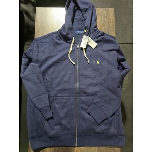 Polo Ralph Lauren Big & Tall Full Zip Hoodie Sweatshirt Jacket - Navy Size 2XLT